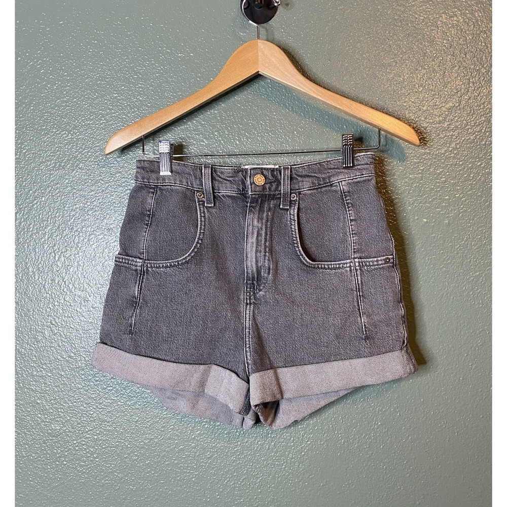 BDG Urban Outfitters Women's Denim Jean Shorts Cuffed‎ Hem High Rise Size 25